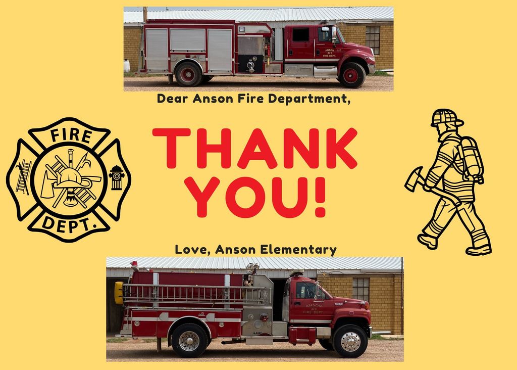 Thank You Anson Fire Department