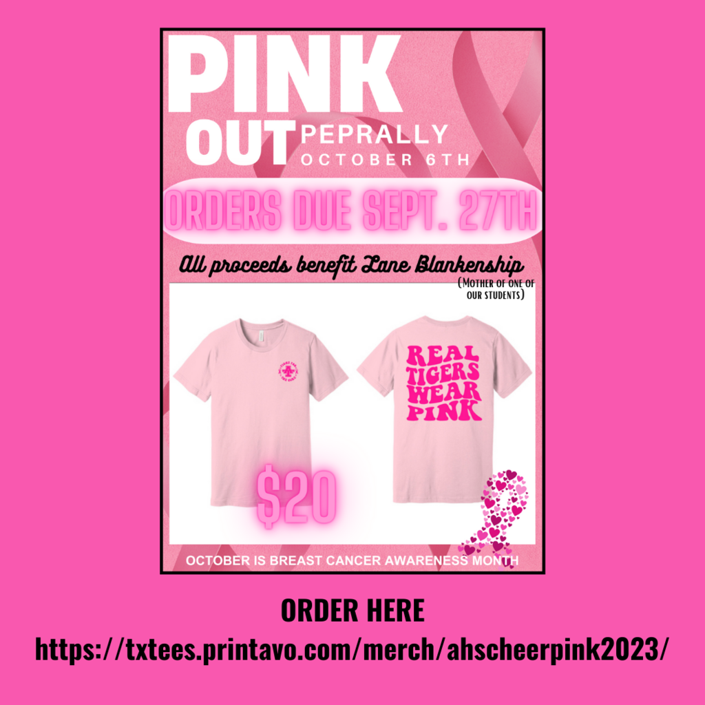 pink out shirt order